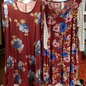2 fall tunic tops